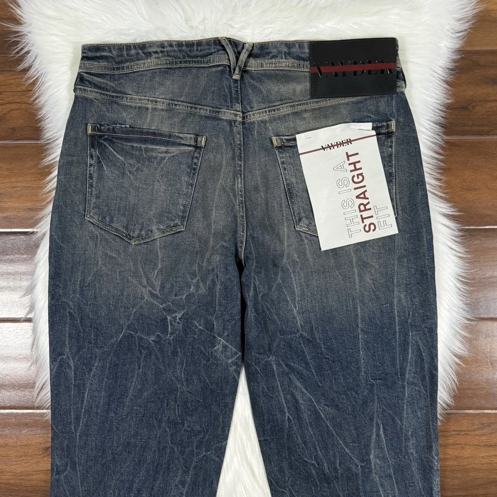 Vayder‎ Men's Size 32 Prescott Grunge Wash Straight Leg Denim Jeans